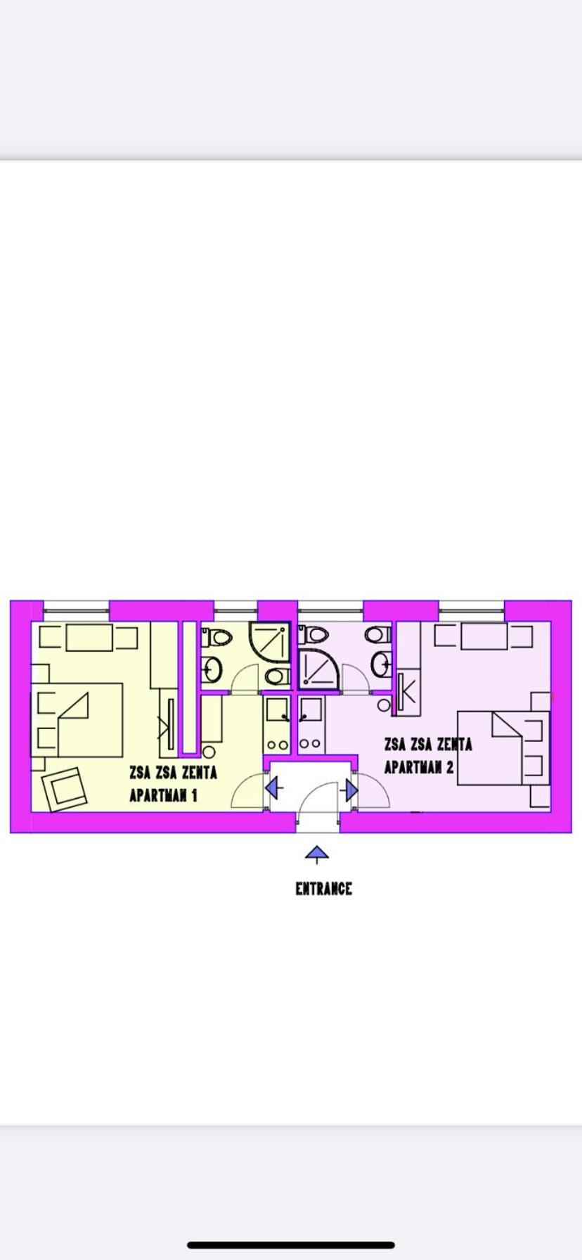 Apartment Zsa Zsa Zenta 1 Split Zewnętrze zdjęcie